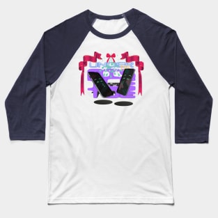 A Digital Kiss Under the Mistletoe Baseball T-Shirt